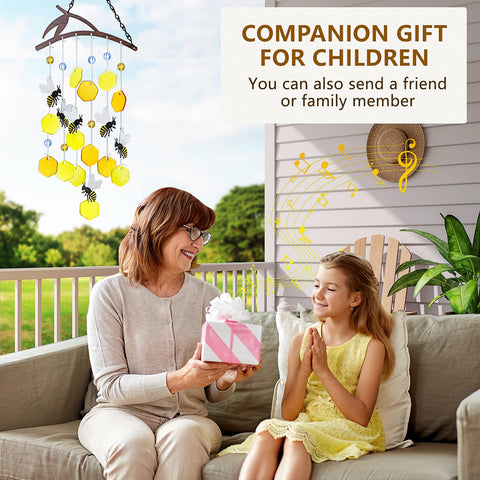 X-PREK gift-ready wind chime for Mother's Day, birthdays, or housewarming.