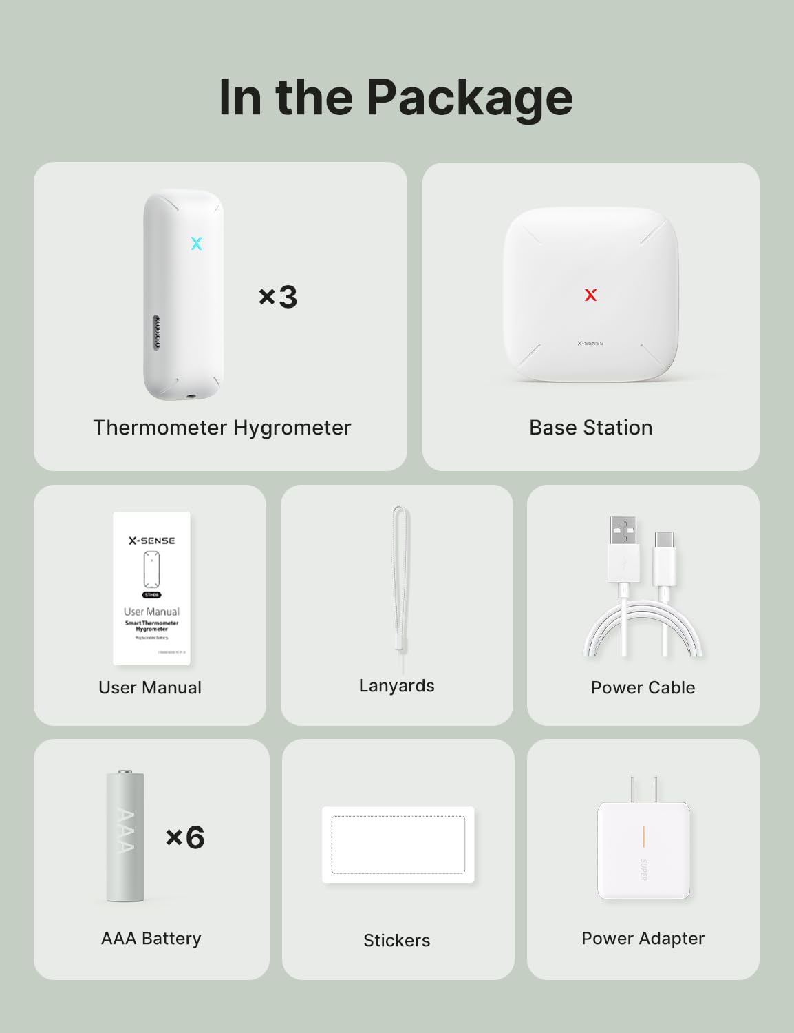 X-Sense 2.0 gardening and storage environments monitored