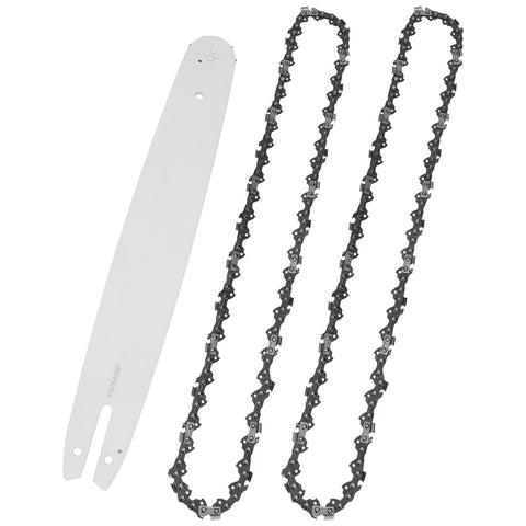 X4XZ 16-inch bar with two chains for Stihl, quick swap for efficient cutting.
