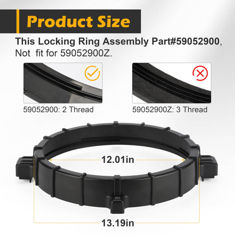 X4XZ locking ring during installation showing easy fit