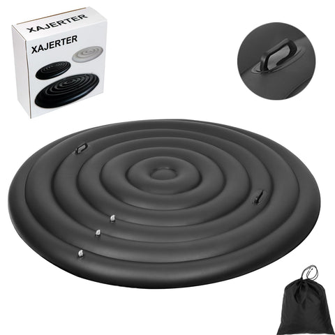 Xajerter round hot tub cover fitted to Saluspa and Intex models for heat retention