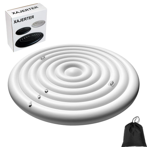 Xajerter round hot tub cover fitting Saluspa for secure heat retention.