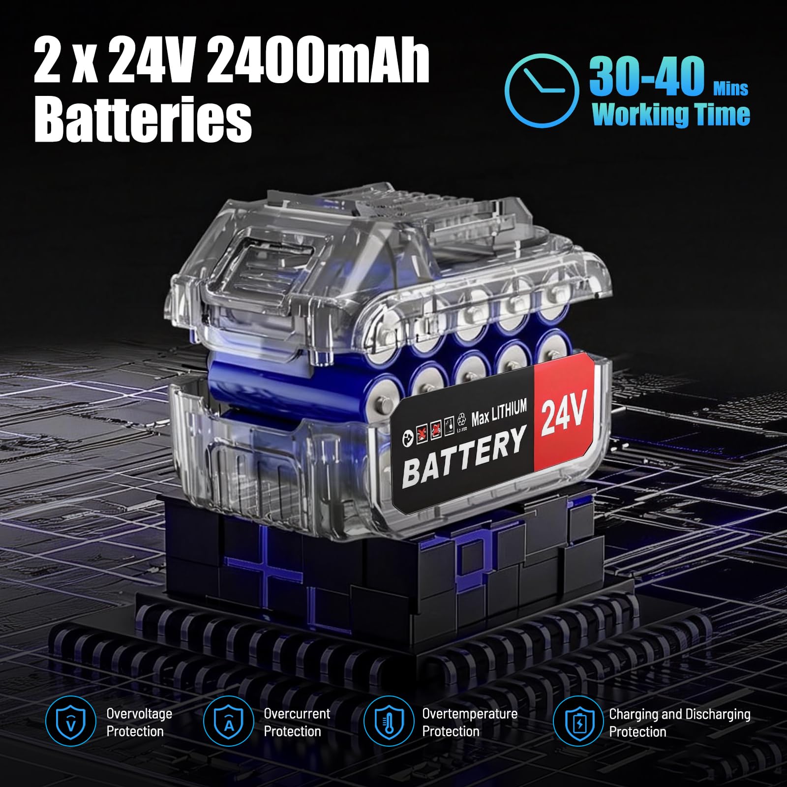 Xamanabu fast charger for quick battery recharges