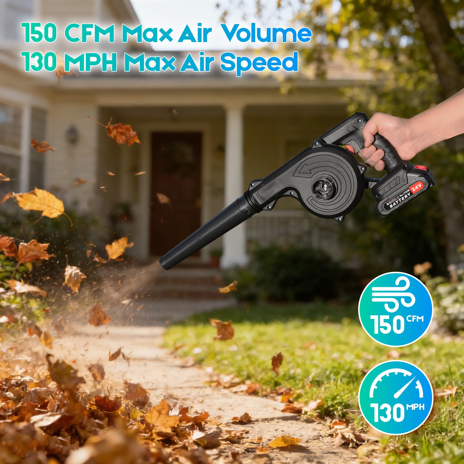Xamanabu compact cordless blower ready for multi-surface cleanup.