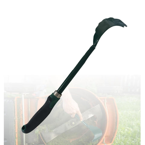Xanadued mower deck scraper with ergonomic long handle for easy deck cleaning