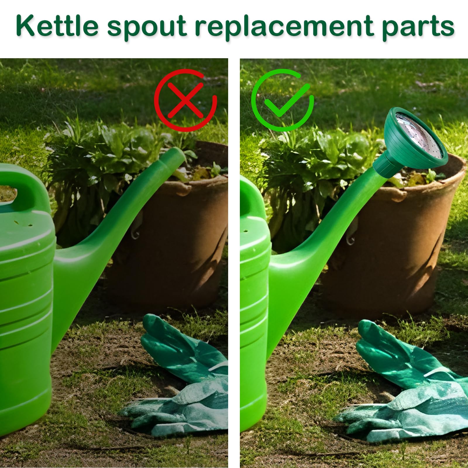 Xanadued even-hole design delivers uniform water distribution for delicate plants.