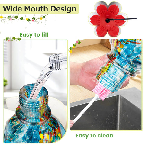 XAROO easy refill design simplifies refilling and cleaning outdoors.