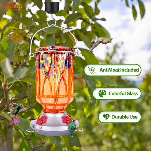 XAROO four-port perch design supports hummingbirds