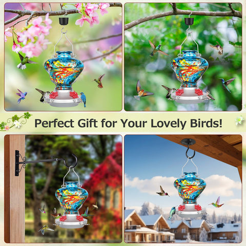 XAROO outdoor decor friendly feeder adds color and life to any space.