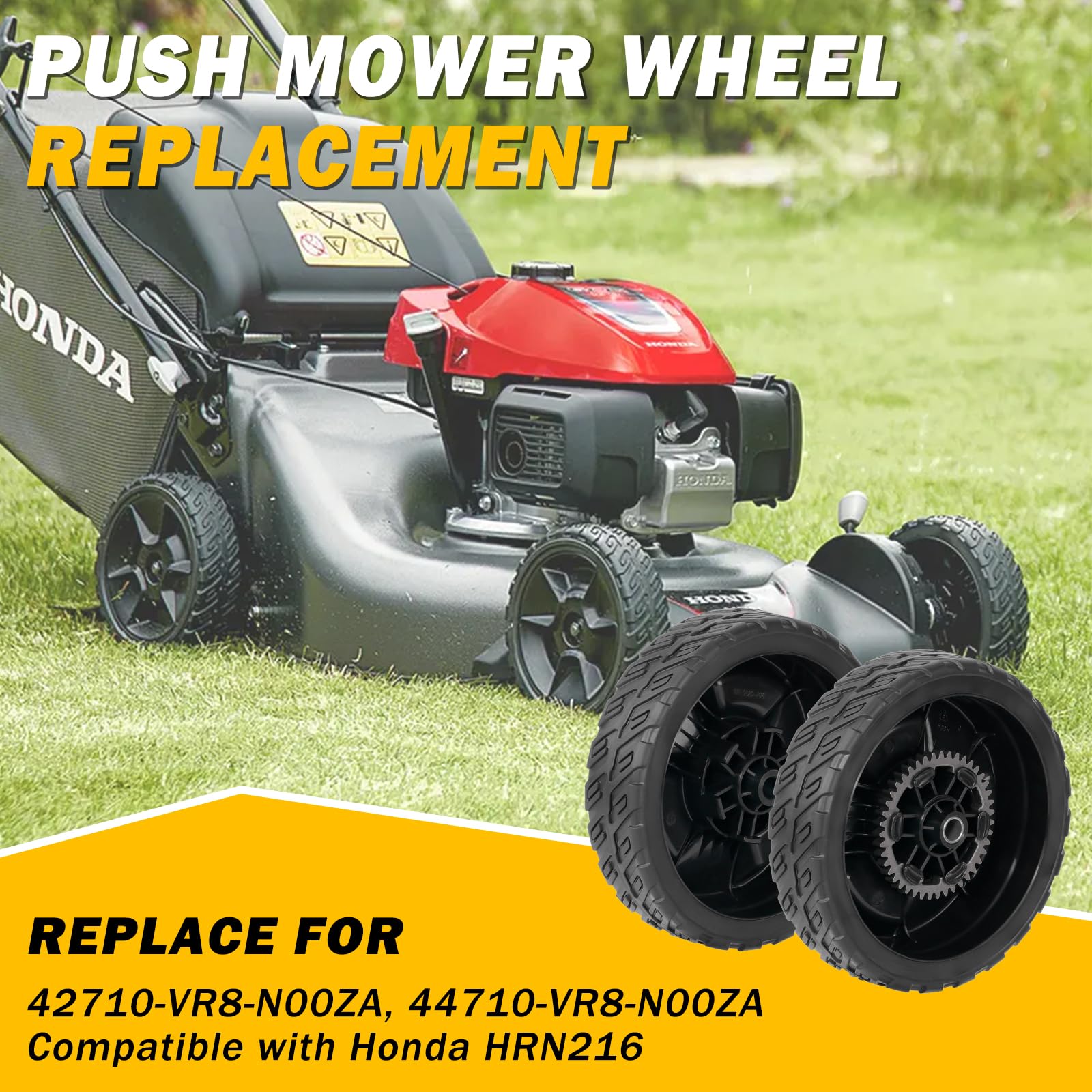 XaXmTee HRN216 wheel with metal gears improves drive engagement and reliability.