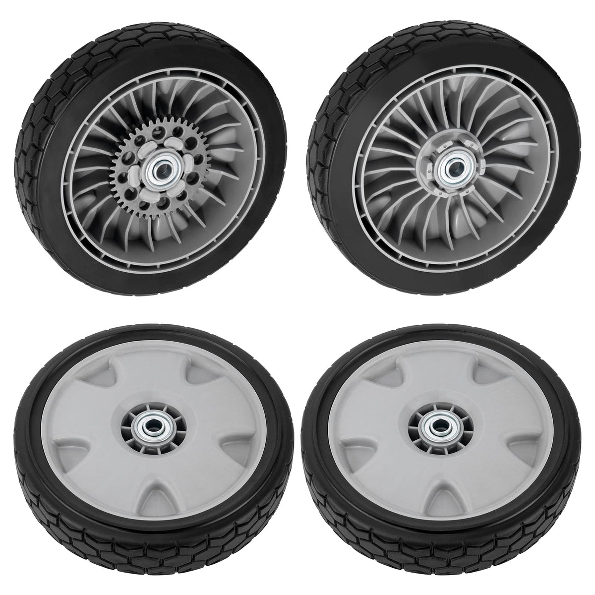 XaXmTee HRX217 wheel kit – front view for quick replacement.