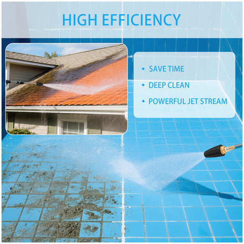 Xaxuqtu Turbo Nozzle ideal for wide-surface cleaning like driveways.