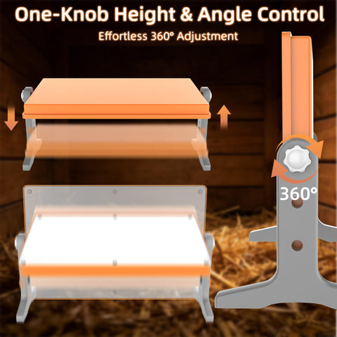 Xbrigh Chick Brooder Plate energy-saving design is safe and reliable for busy coops