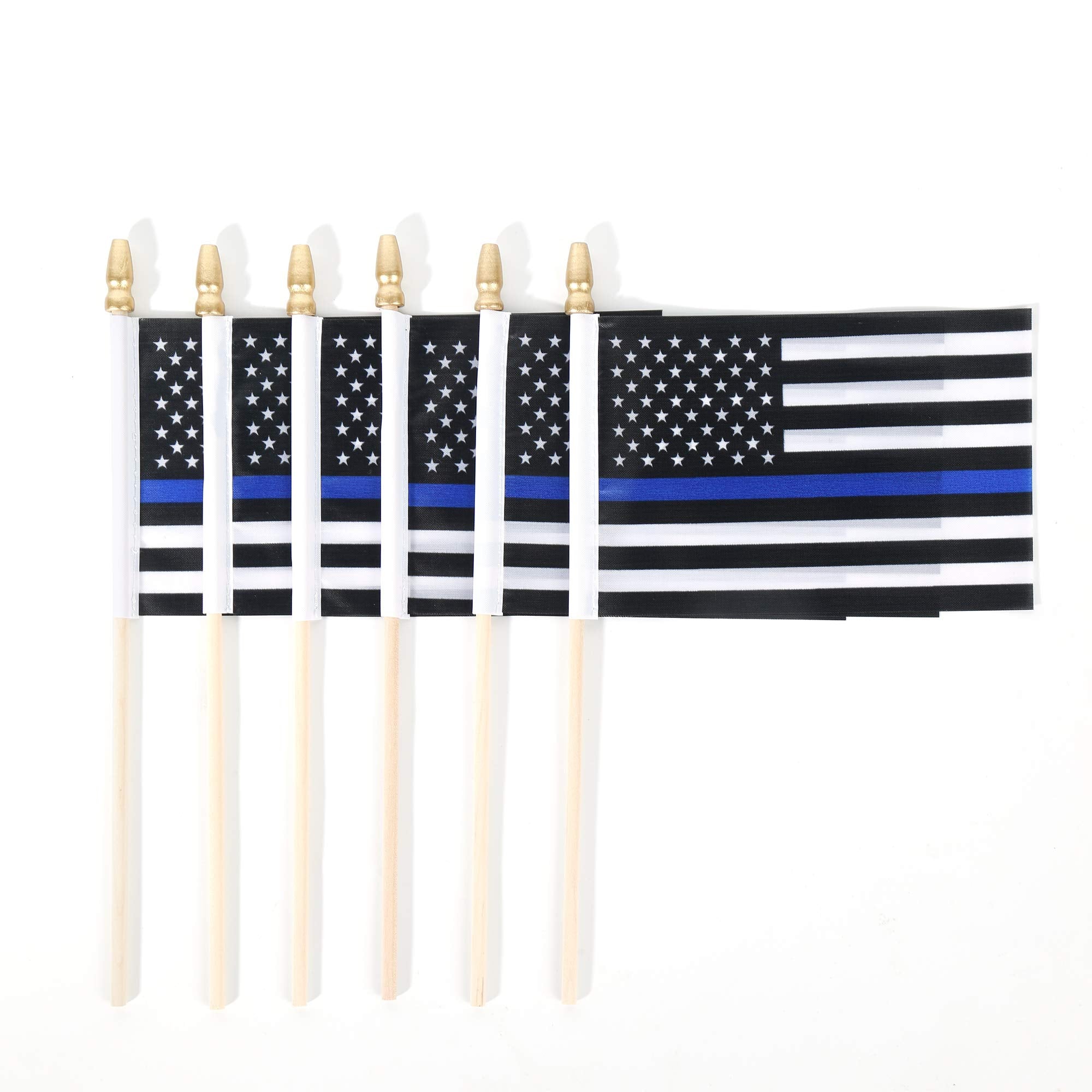XCFH police flag used as party decor and parade accents.