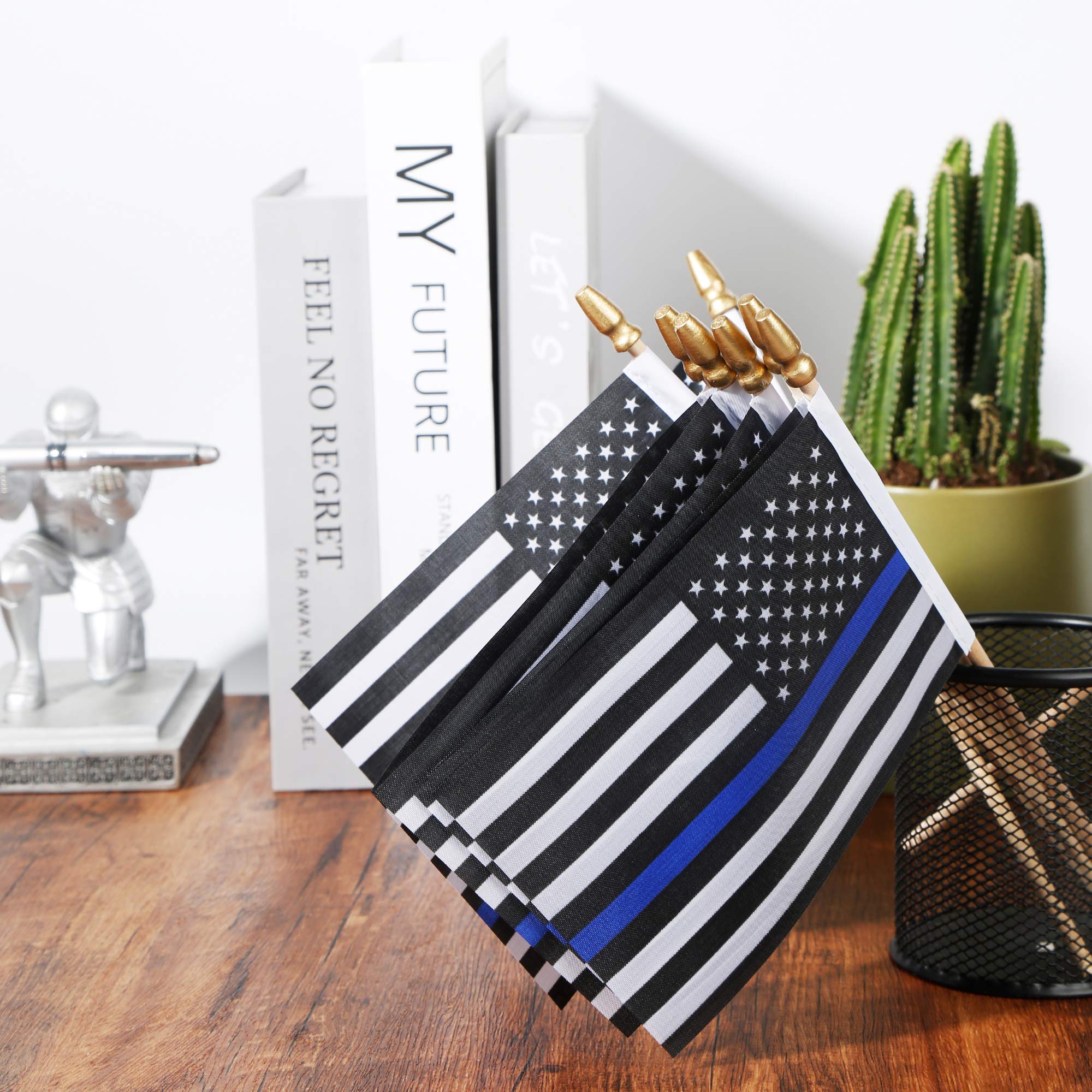 XCFH vibrant polyester thin blue line flag with crisp print.