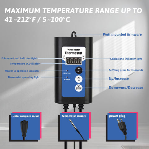XCLBTFDC 316 stainless steel body resists corrosion under prolonged submersion