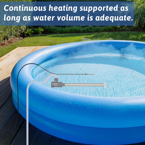 XCLBTFDC portable heater in action ideal for tubs pools or baths