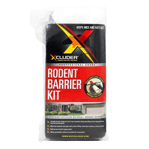 Xcluder Rodent Control Fill Fabric roll seals gaps against rodents.