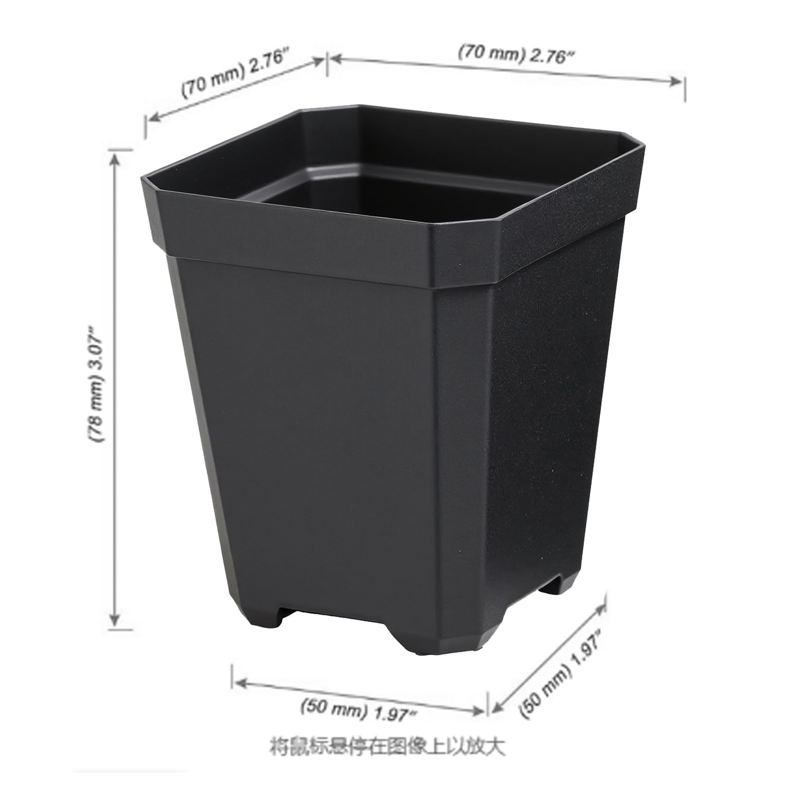XCRUI seedling starter pots suitable for succulents, flowers, and herbs.