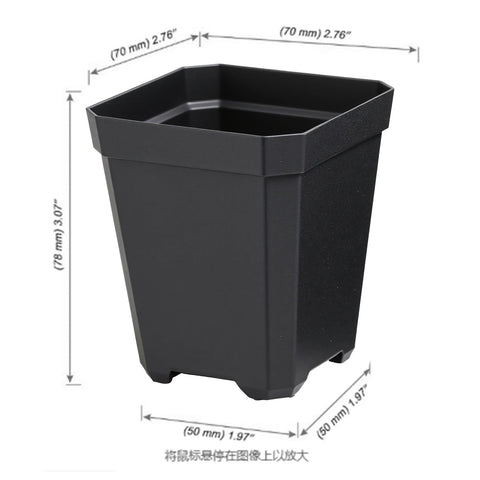 XCRUI seedling starter pots suitable for succulents, flowers, and herbs.