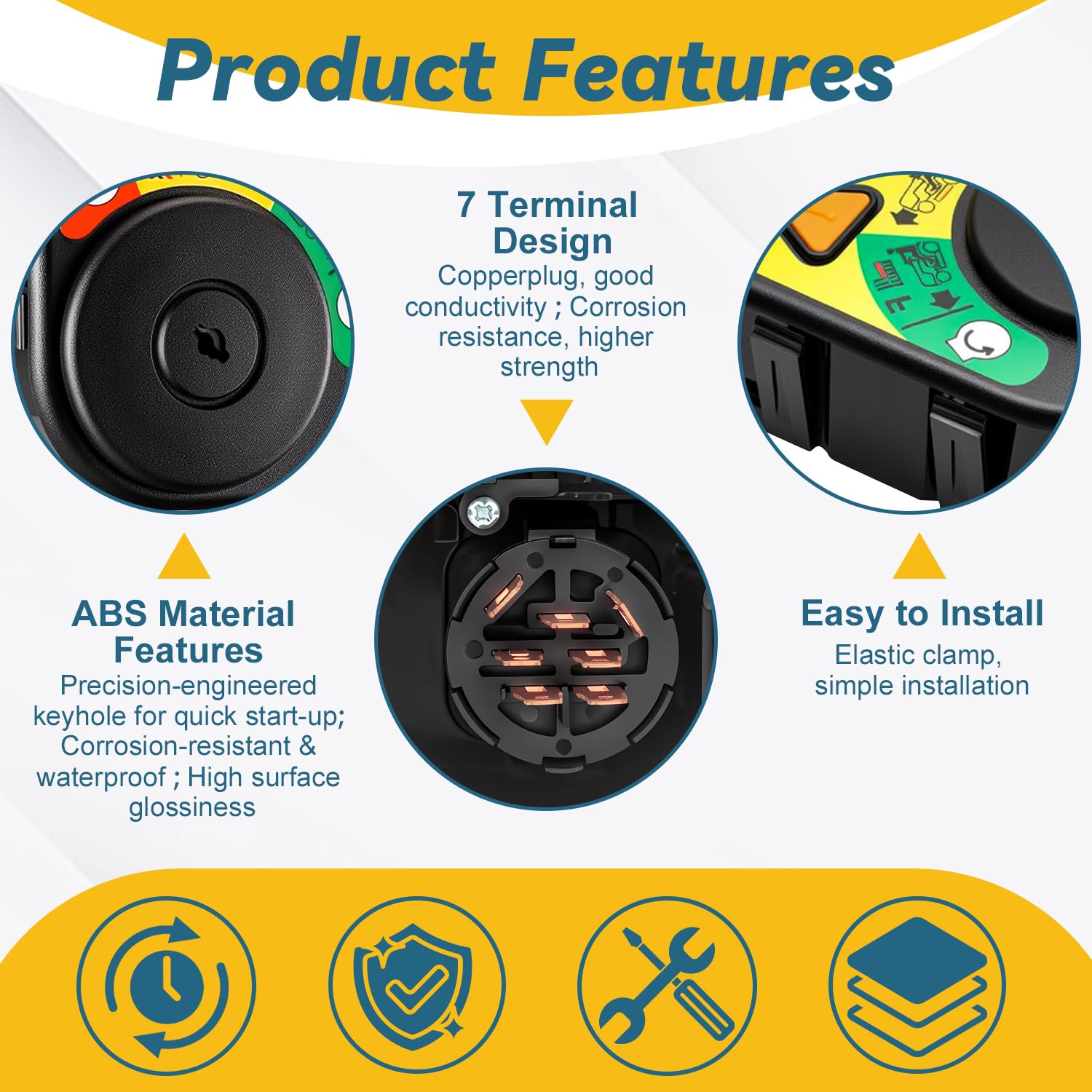XDTIME ignition switch compatibility with Cub Cadet and MTD riding mowers