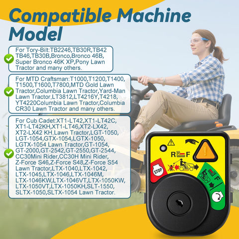 XDTIME ignition switch with keys and plug-and-play design