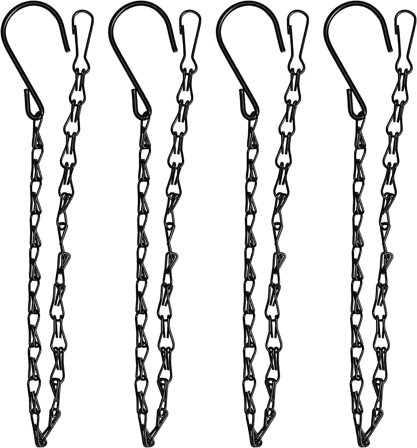 XDW-GIFTS 4-pack hanging chain for outdoor bird feeders and planters.