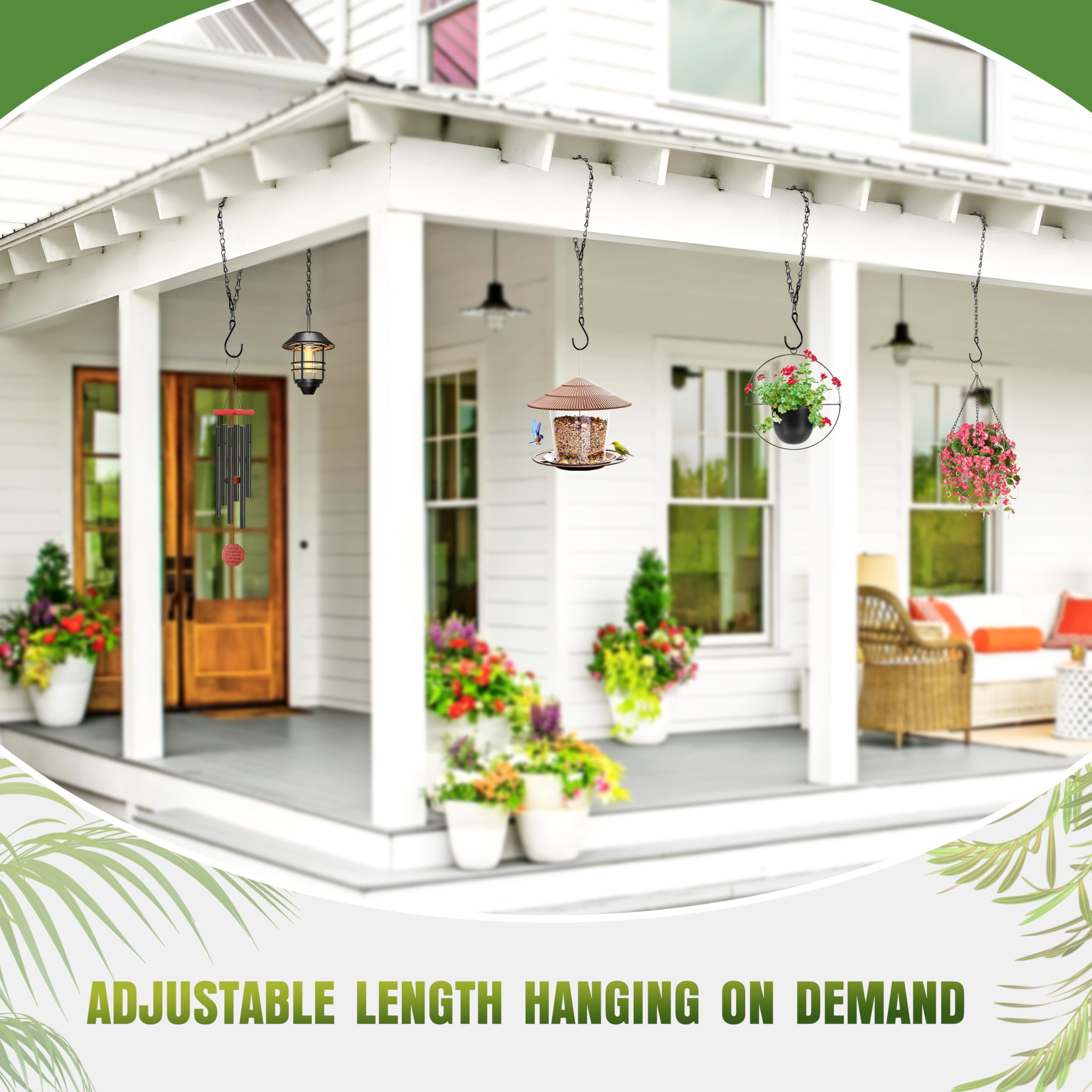 XDW-GIFTS versatile chain shown with lanterns and wind chimes.