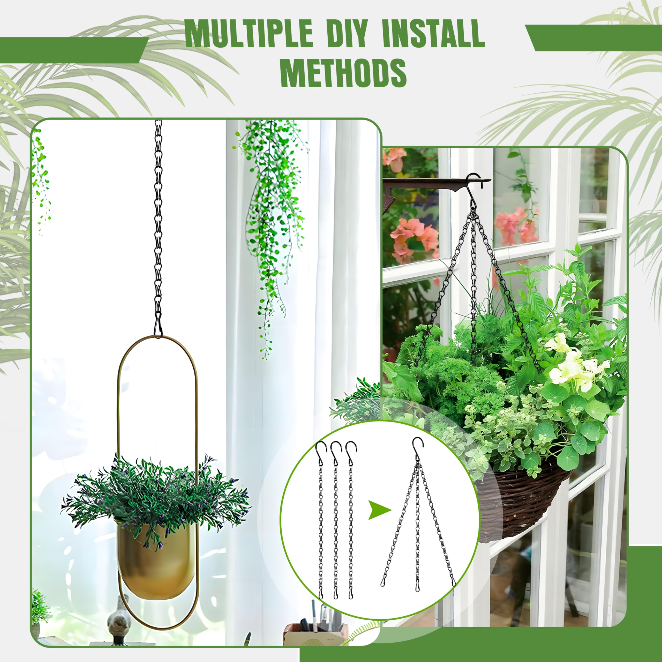 XDW-GIFTS chain set elevates garden and porch displays.