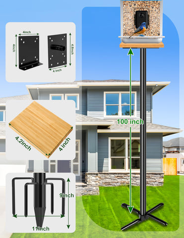 XDW-GIFTS attachment plate enables versatile mounting to fences or structures.