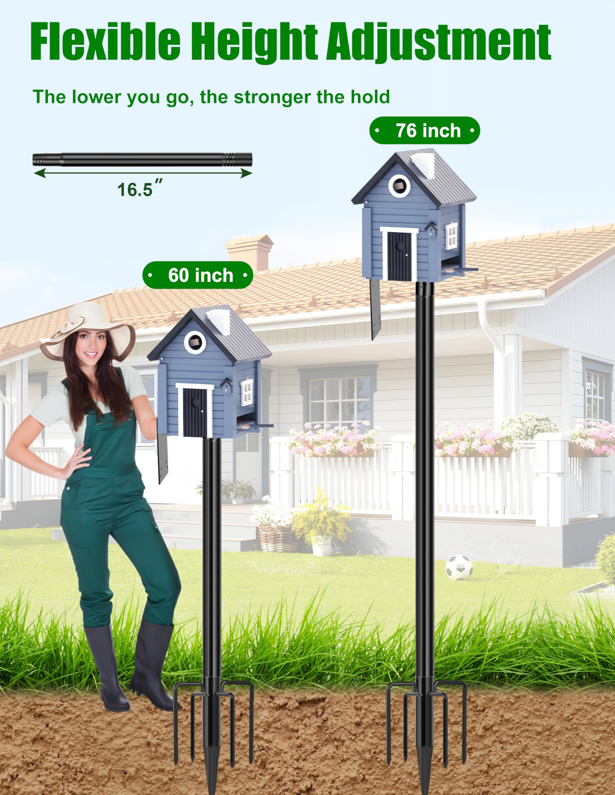XDW-GIFTS weather-coated metal resists rust for year-round use.