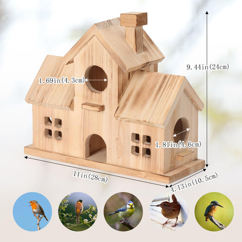 XDYGHH bluebird hanging birdhouse inviting bluebirds to nest in your garden