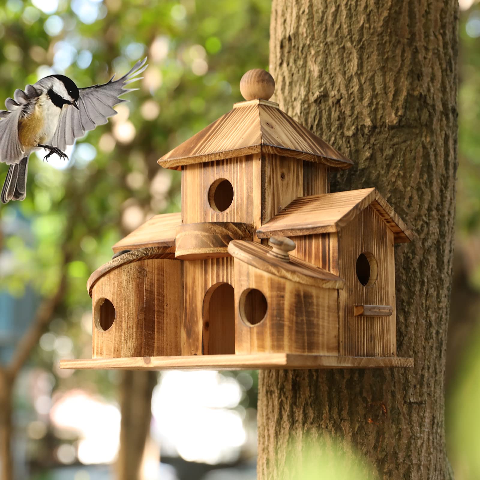 XDYGHH overall dimensions give comfortable nesting space in small outdoor areas.