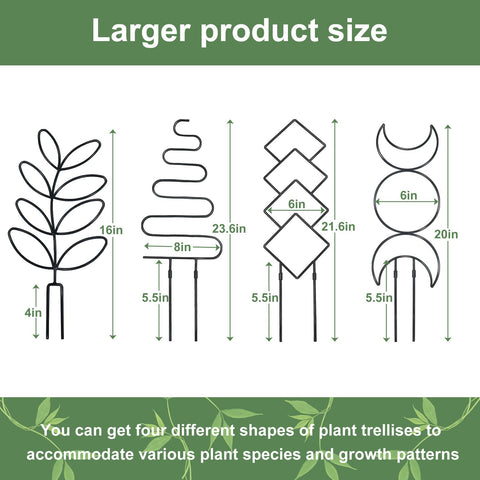 Xeeol Larger 23inch trellis supports vertical growth for climbing plants