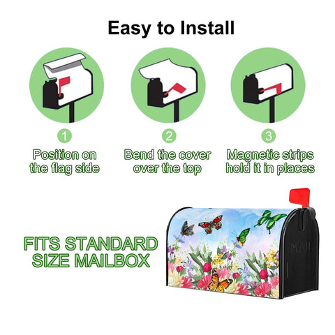 Xeerrfan mailbox cover is easy to install and switch designs