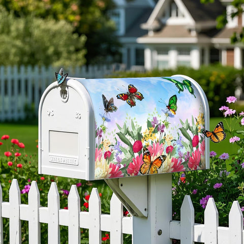 Xeerrfan garden-party mailbox cover enhances outdoor décor