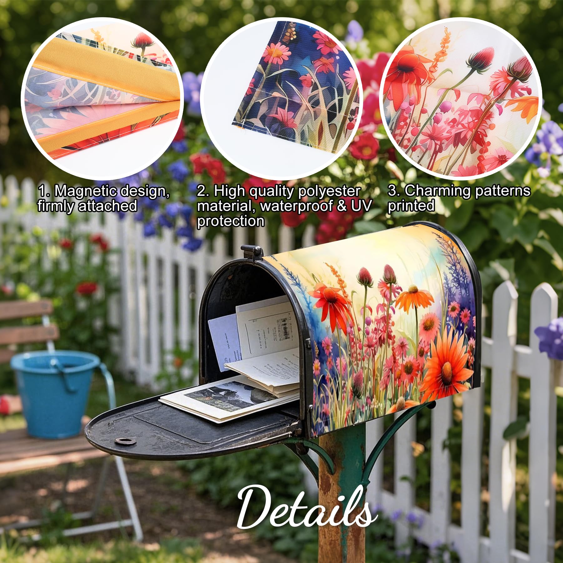 Xeerrfan spring-summer floral pattern brightens your exterior all season