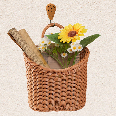 Xekley indoor-outdoor wall basket suitable for garden, kitchen, or bath