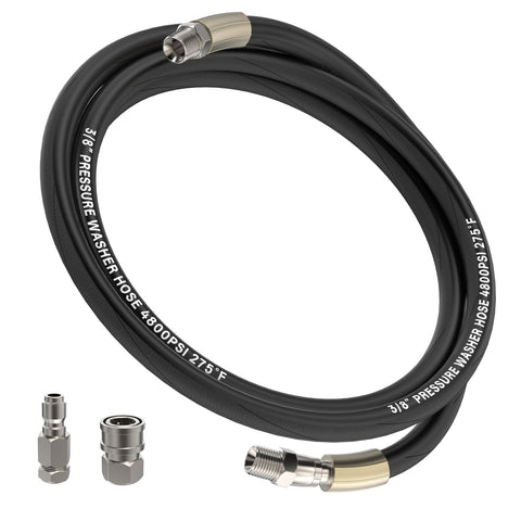 XENDY WASHER 4FT hose with swivel fitting for kink-free operation.