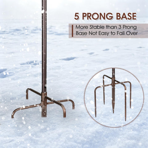 Xensdenban 5-prong base anchors in windy conditions for stability