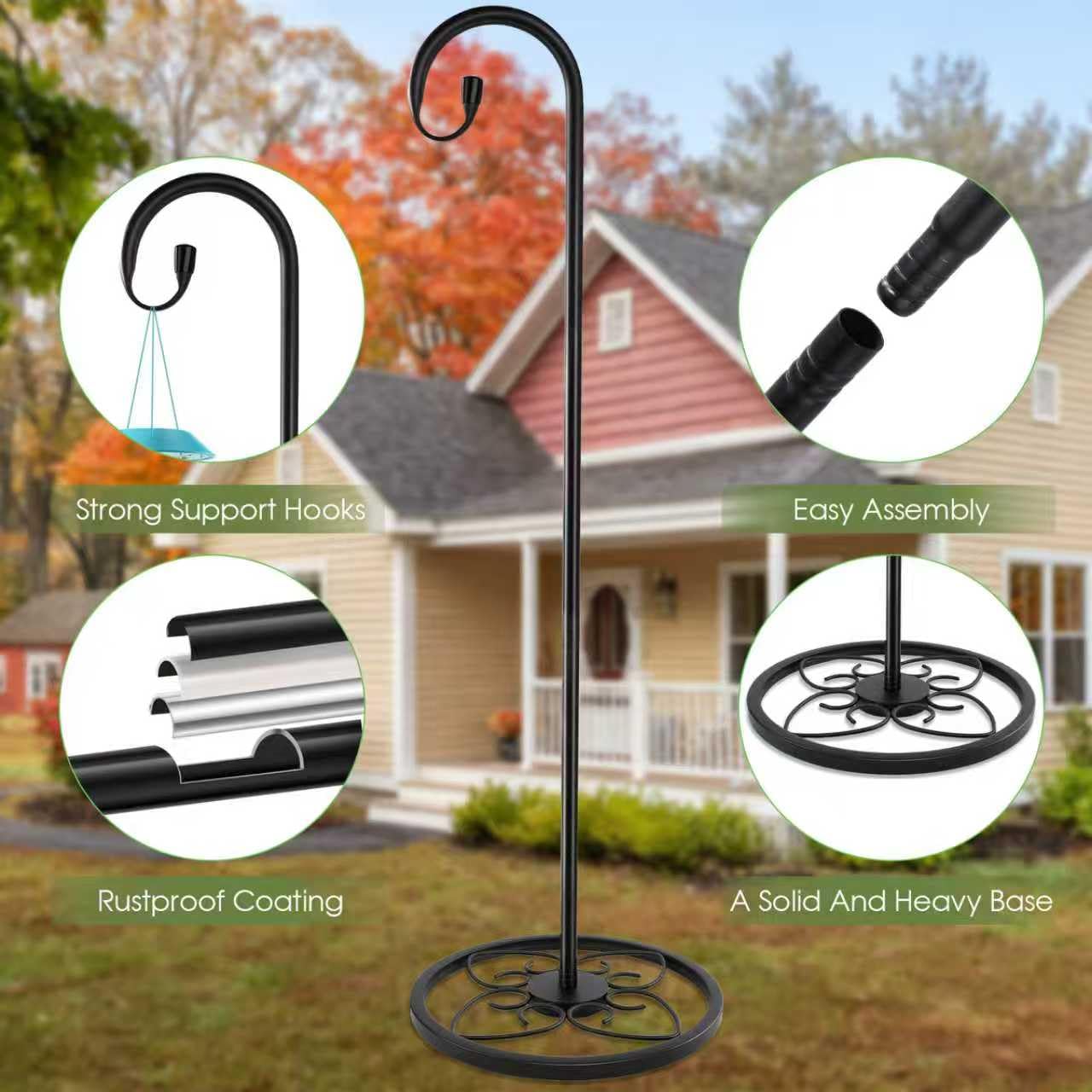 Xensdenban weighted base provides stable support in windy conditions