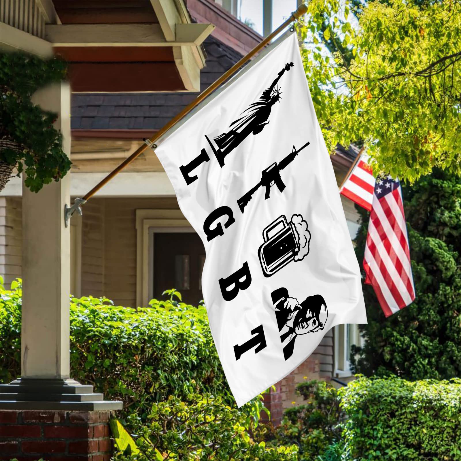 XEODE Liberty Guns Trump flag 3x5 gift idea for patriots.