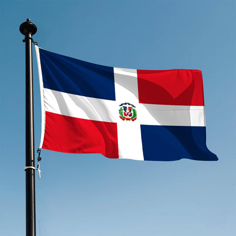 Xepaxon Dominican Republic flag for yard display and outdoor celebrations