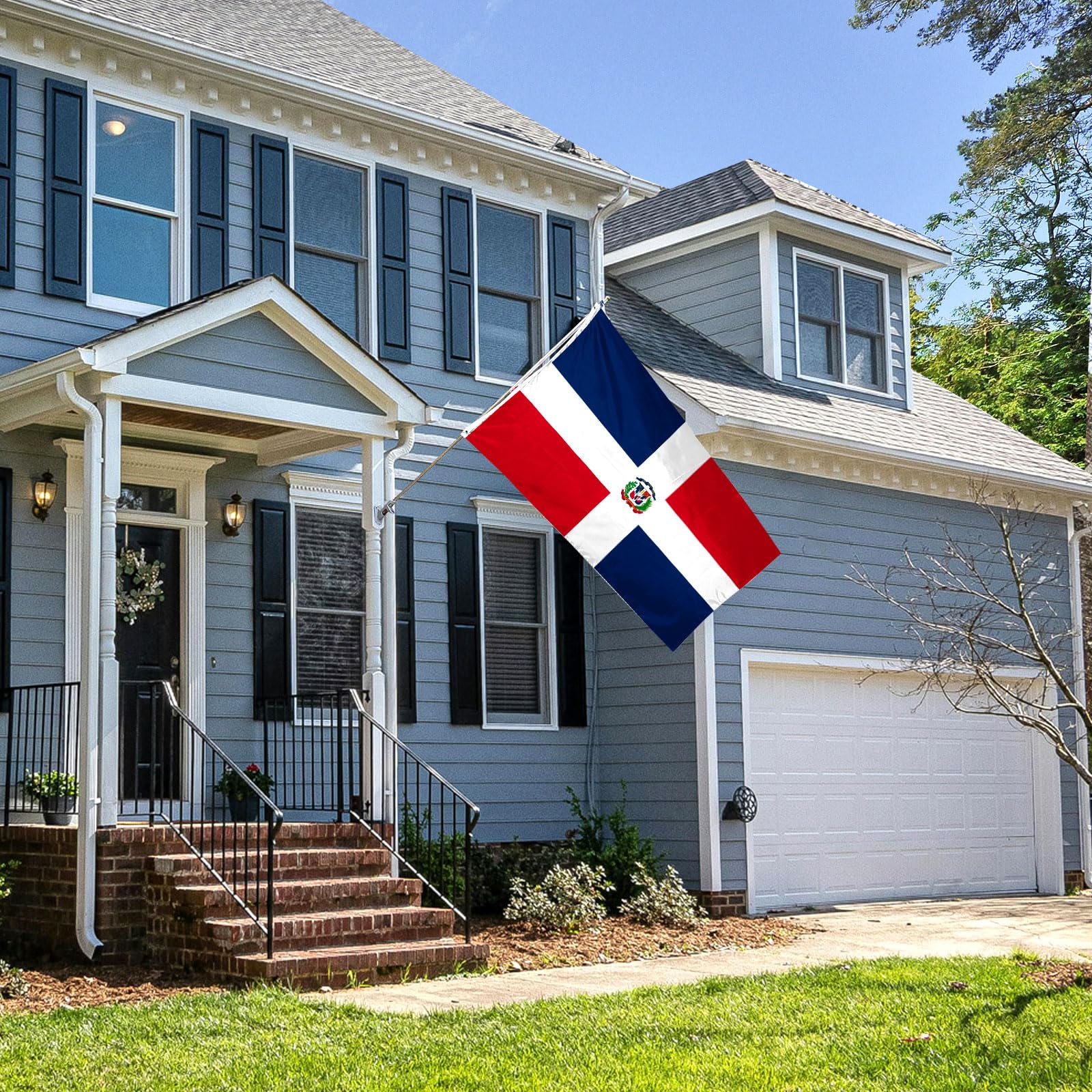Xepaxon flag showcases bright colors with sturdy construction for decor