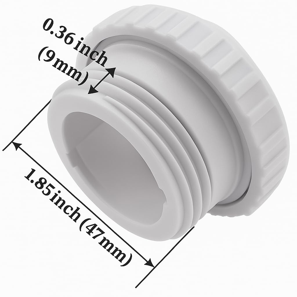 XerusDash SP1419D 1-1/2 in MIP thread connection for secure fit.