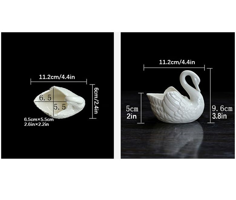 XESAGSNV White ceramic flowerpot highlights swan motif for bright windowsills.