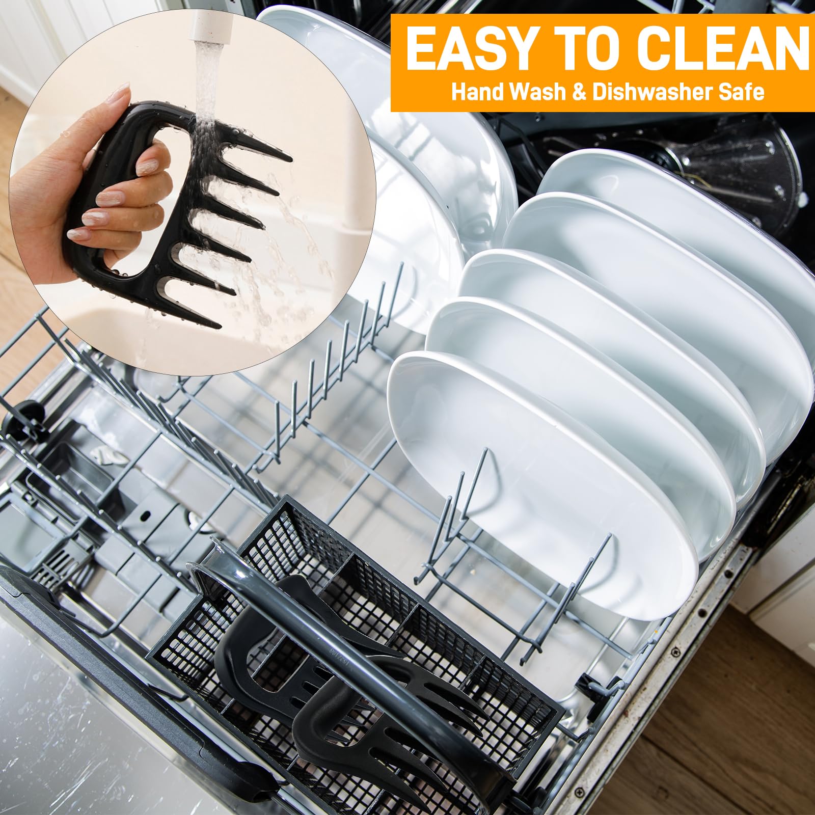 XFGSYXS dishwasher-safe cleanup after grilling and serving is simple.