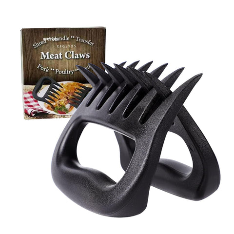 XFGSYXS meat shredder claws in action for efficient shredding and grilling prep.