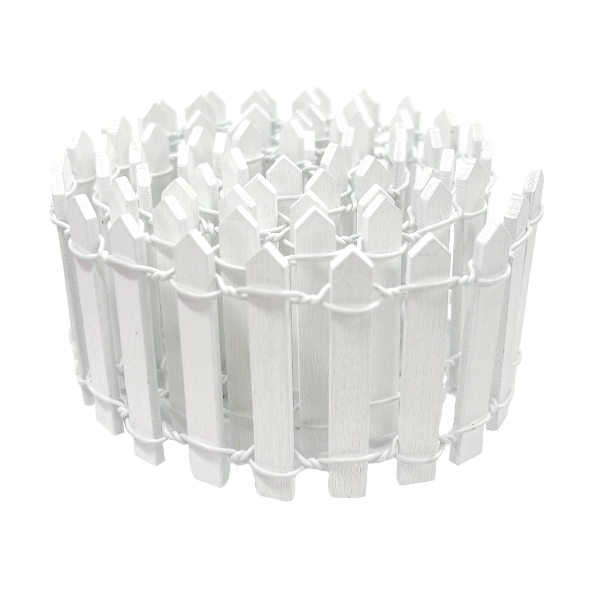 XFGSYXS mini fairy garden fence 35in white for dollhouse scenes