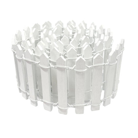 XFGSYXS mini fairy garden fence 35in white for dollhouse scenes